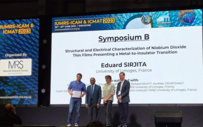 Eduard N. Sirjita remporte le prix du meilleur poster ICMAT23