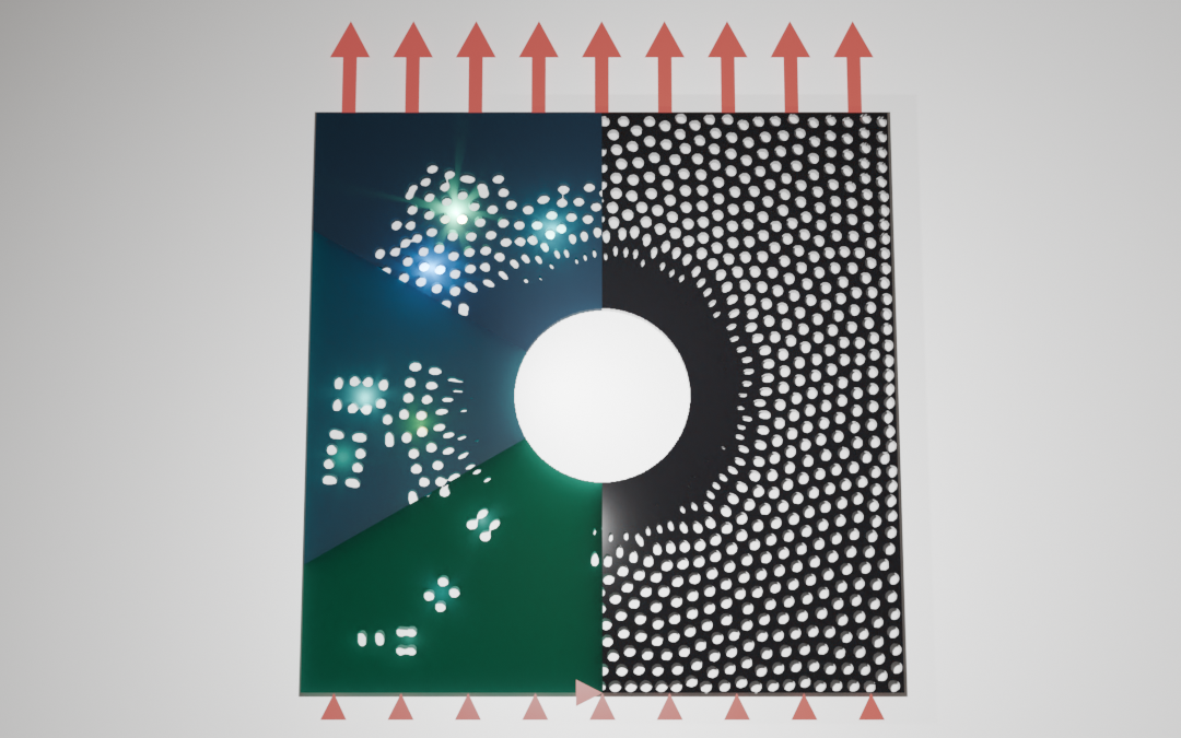 De l’électromagnétisme à la mécanique des milieux continus : les métamatériaux morphogénétiques